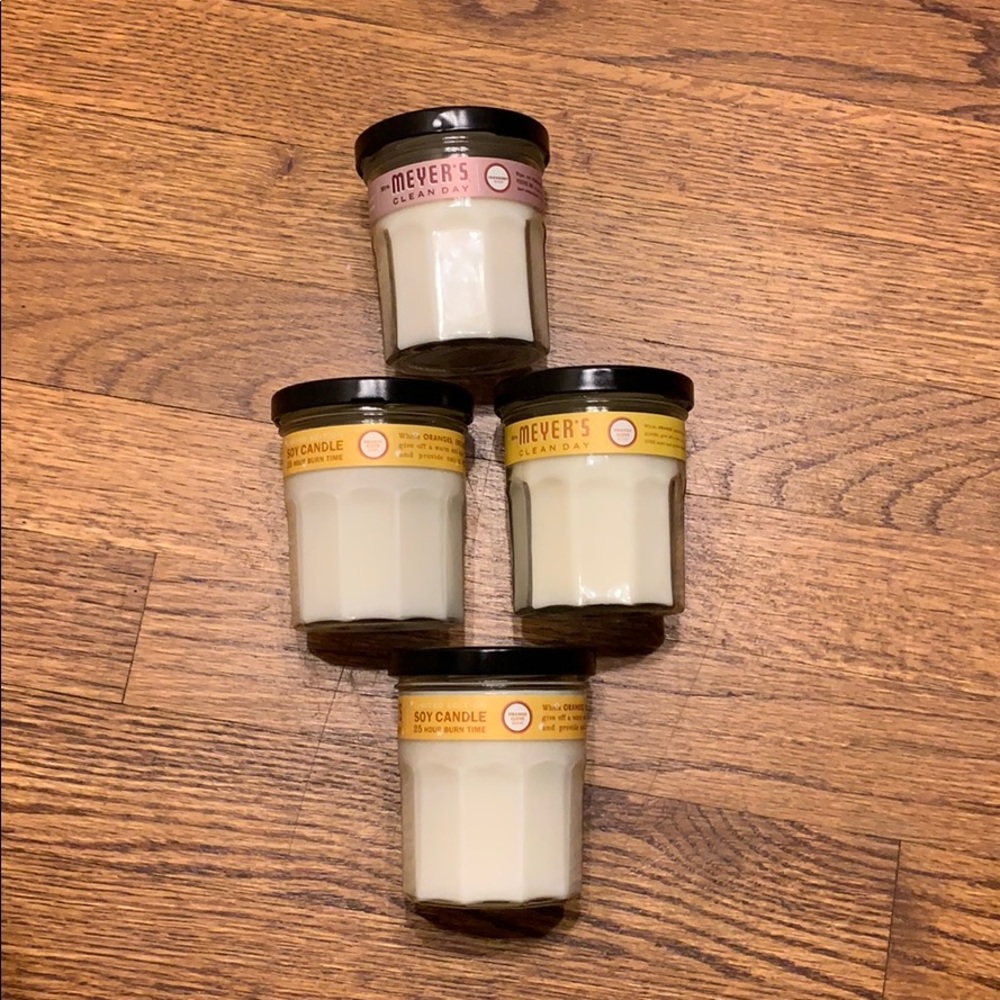 NWOT Mrs. Meyer’s Clean Day Scented Soy Candles